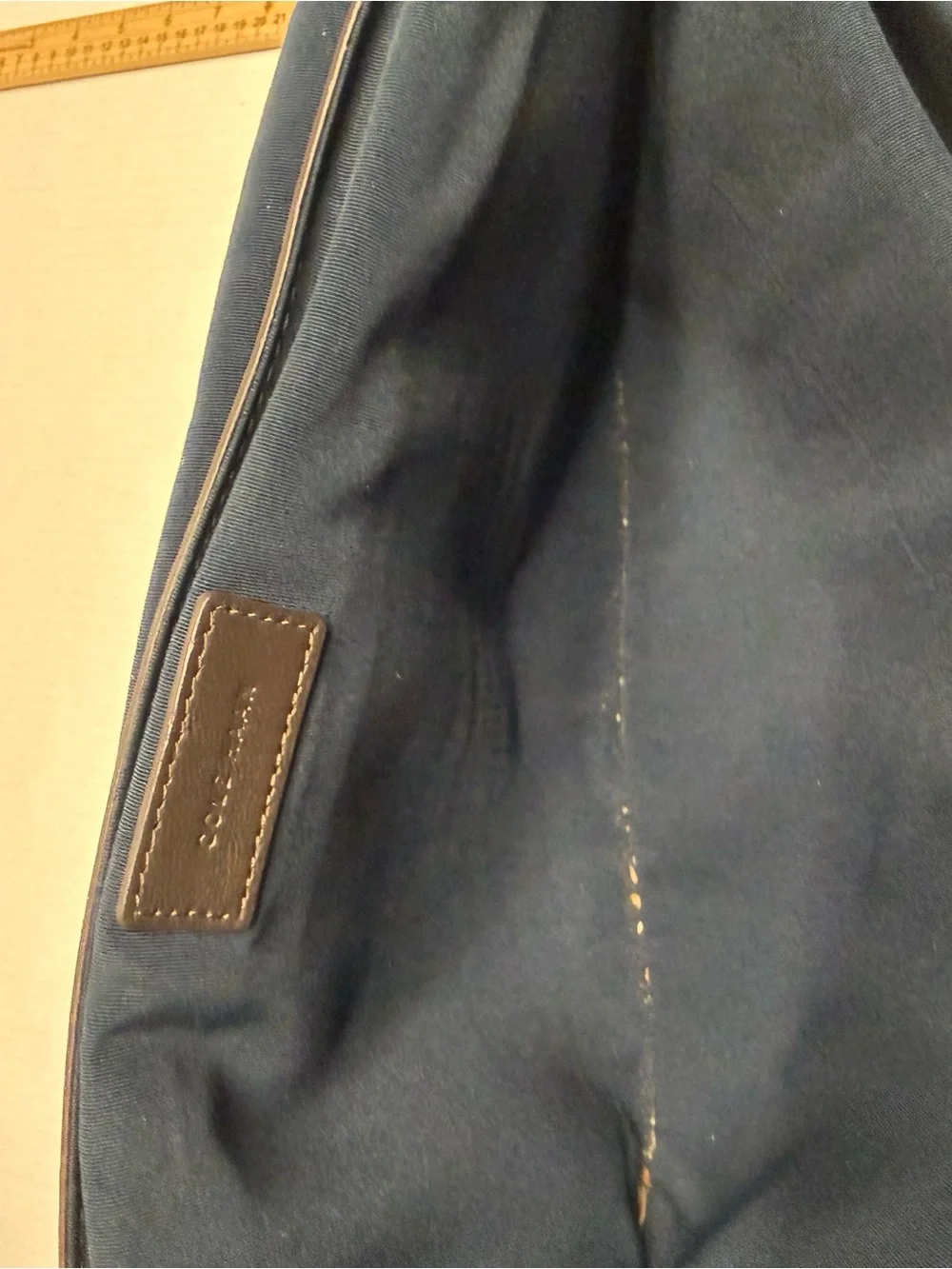 Cole Haan Brown Leather Strap Detail Crossbody